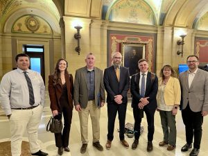 People posting for the MN NAHRO day at capitol